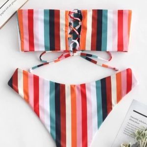 Striped Colorful Bikini